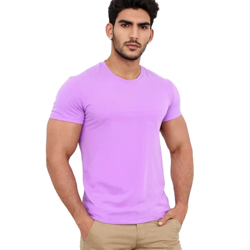 Men’s Lofer Aawara Lavender Color T-Shirt